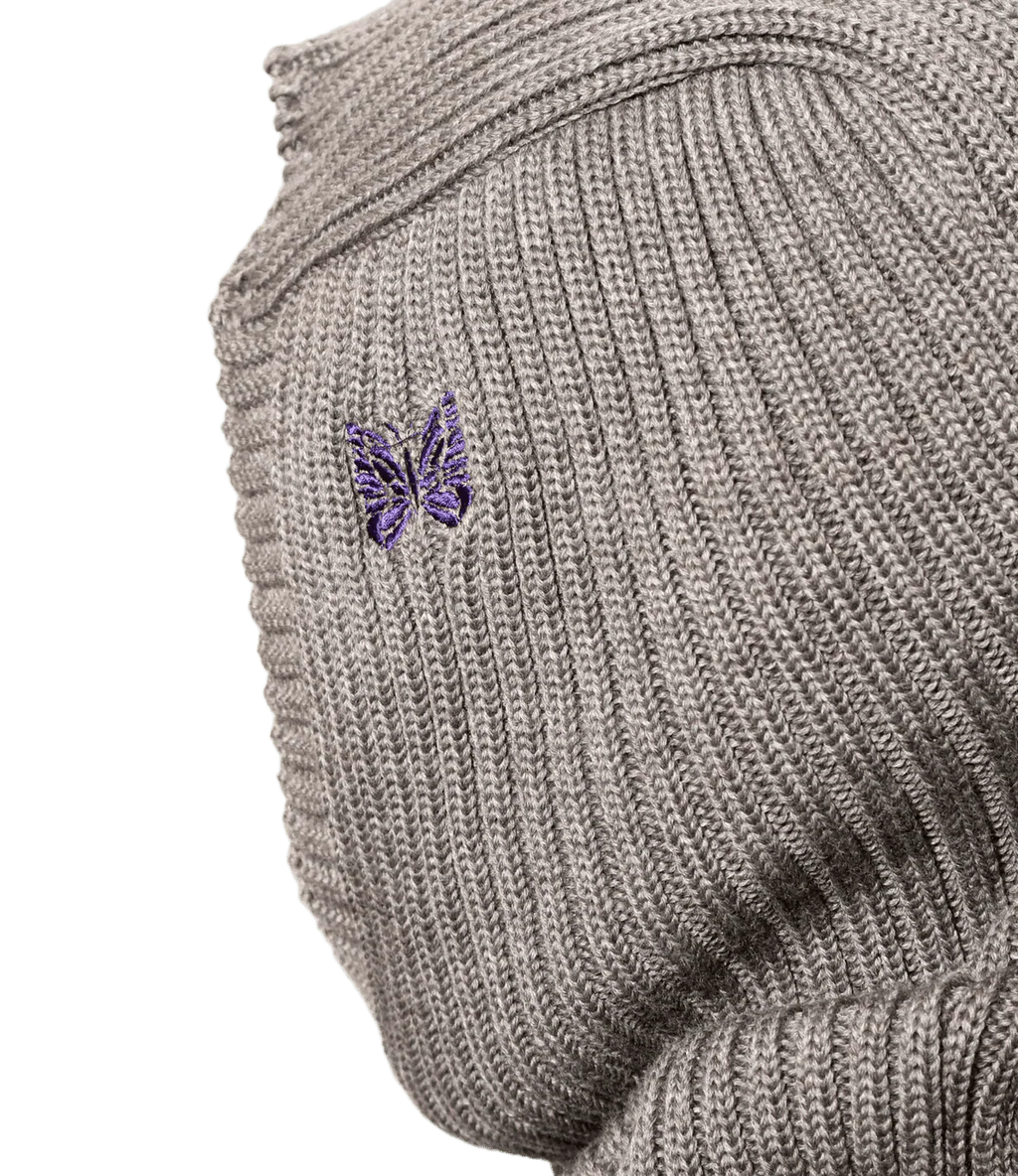 Balaclava - Grey - Merino Wool - Needles Official Store | Track Pants Jackets and Collections