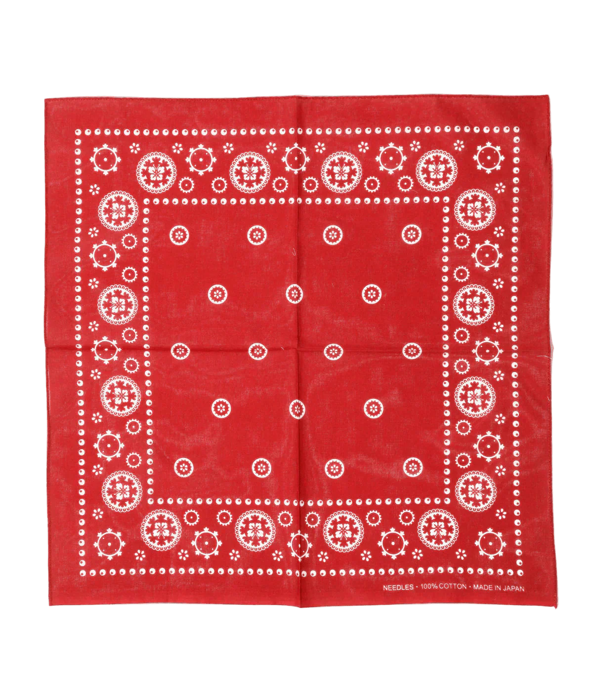Bandana - Red - Square - Needles Official Store | Track Pants Jackets and Collections