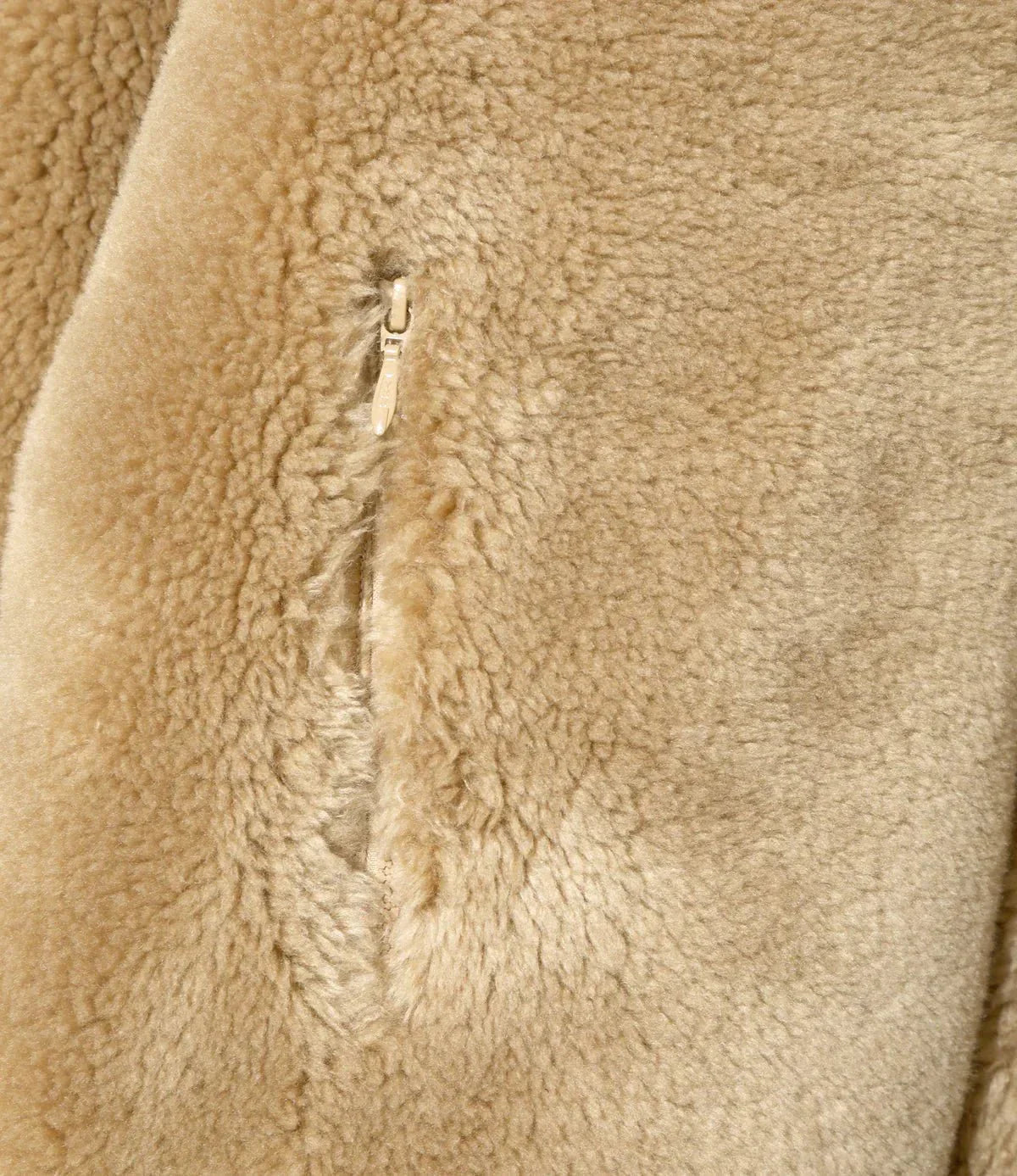 Faux Fur Jacket - Beige - Acrylic Pile - Needles Official Store | Track Pants Jackets and Collections