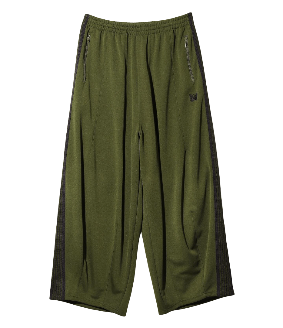 NEEDLES H.D. TRACKPANTS - OLIVE - Needles Official Store | Track Pants Jackets and Collections