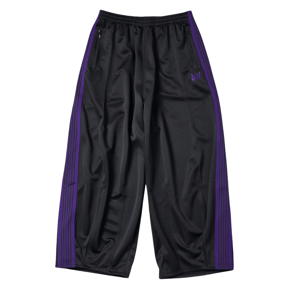 Needles x Beams Fleece Track Pants - Navy Purple – Needles