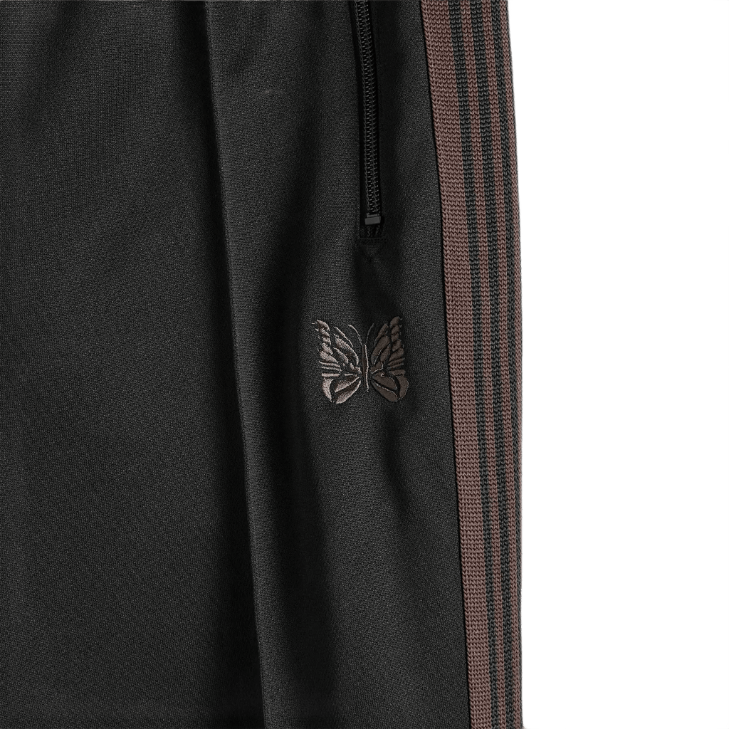 Needles Poly Smooth Track Pants - Black Brown - Needles Official Store | Track Pants Jackets and Collections