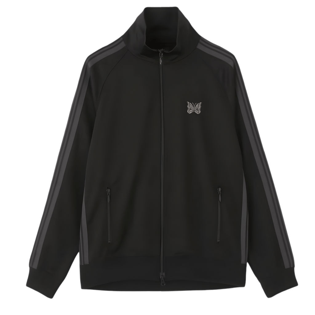 NEEDLES TRACK JACKET - BLACK - Needles Official Store | Track Pants Jackets and Collections