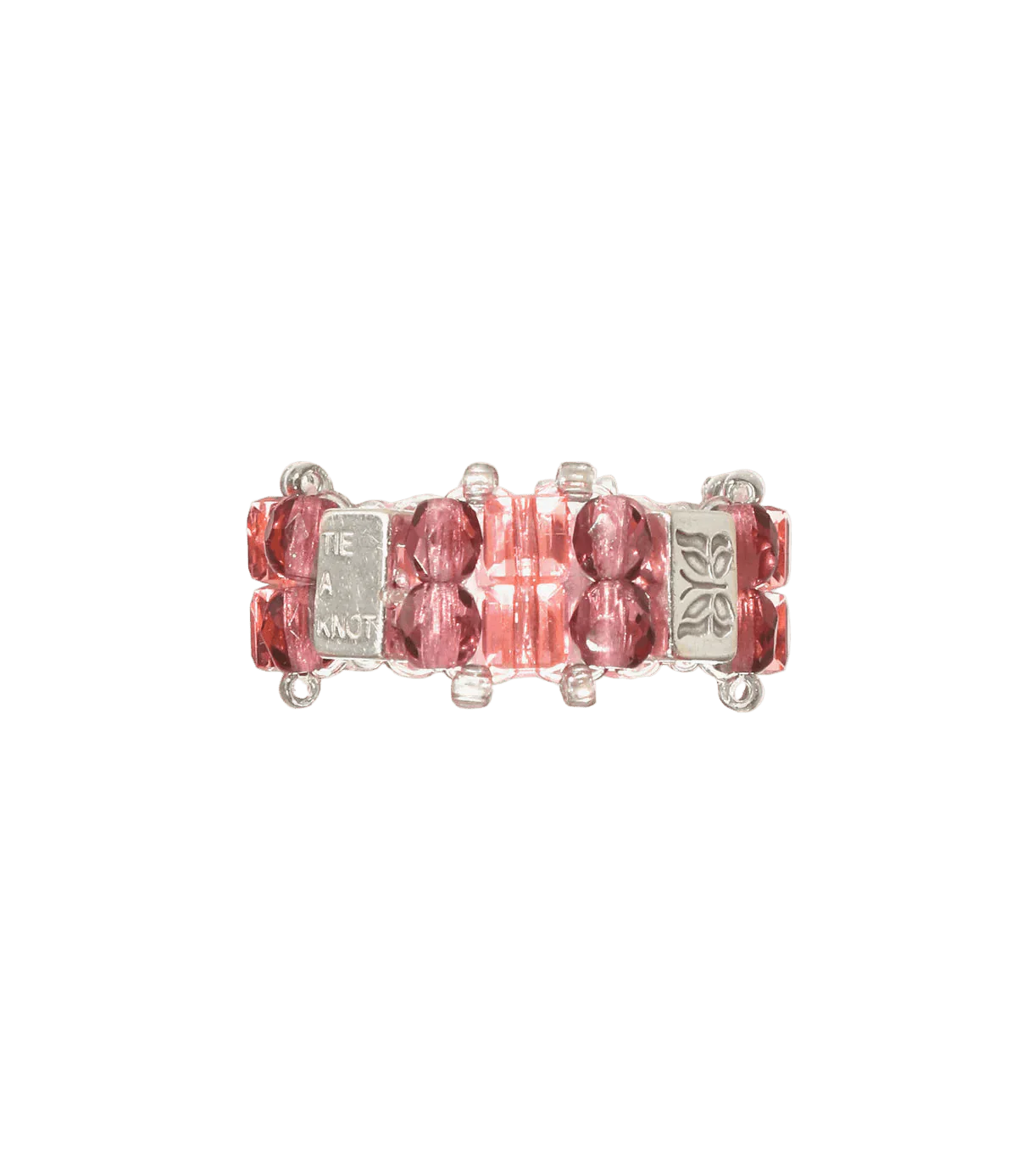 Needles x Tie A Knot - Crystal Beads Double Row Ring - Pink x Purple - Needles Official Store | Track Pants Jackets and Collections