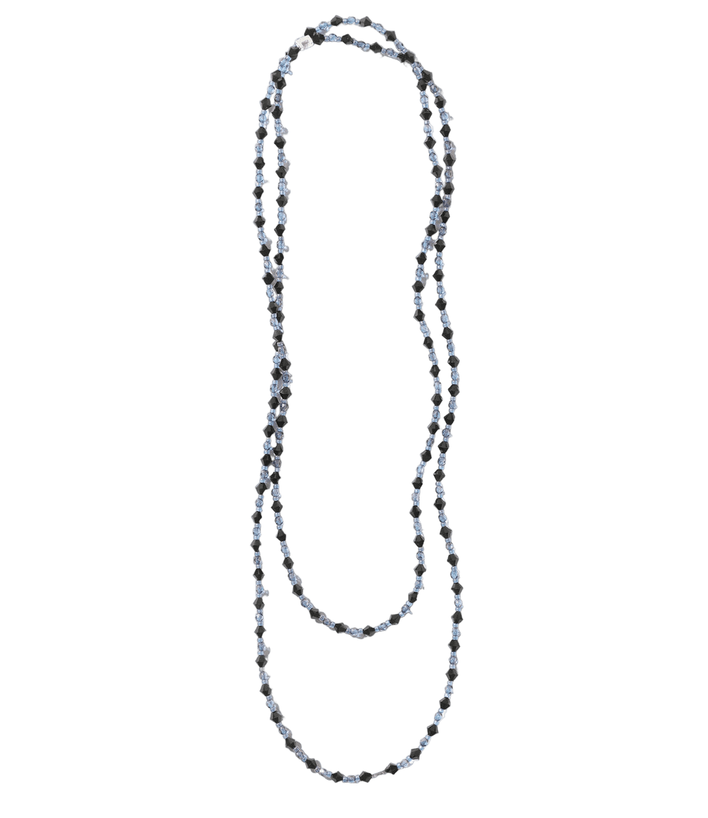 Needles x Tie A Knot - Crystal Beads Long Necklace - Black x Purple - Needles Official Store | Track Pants Jackets and Collections