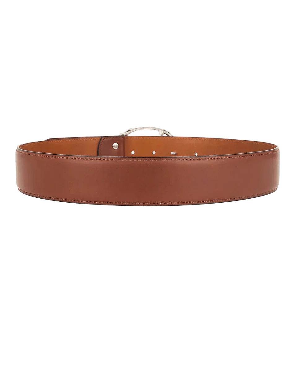 Peace Buckle Belt - Brown - Steer Lthr - Needles Official Store | Track Pants Jackets and Collections