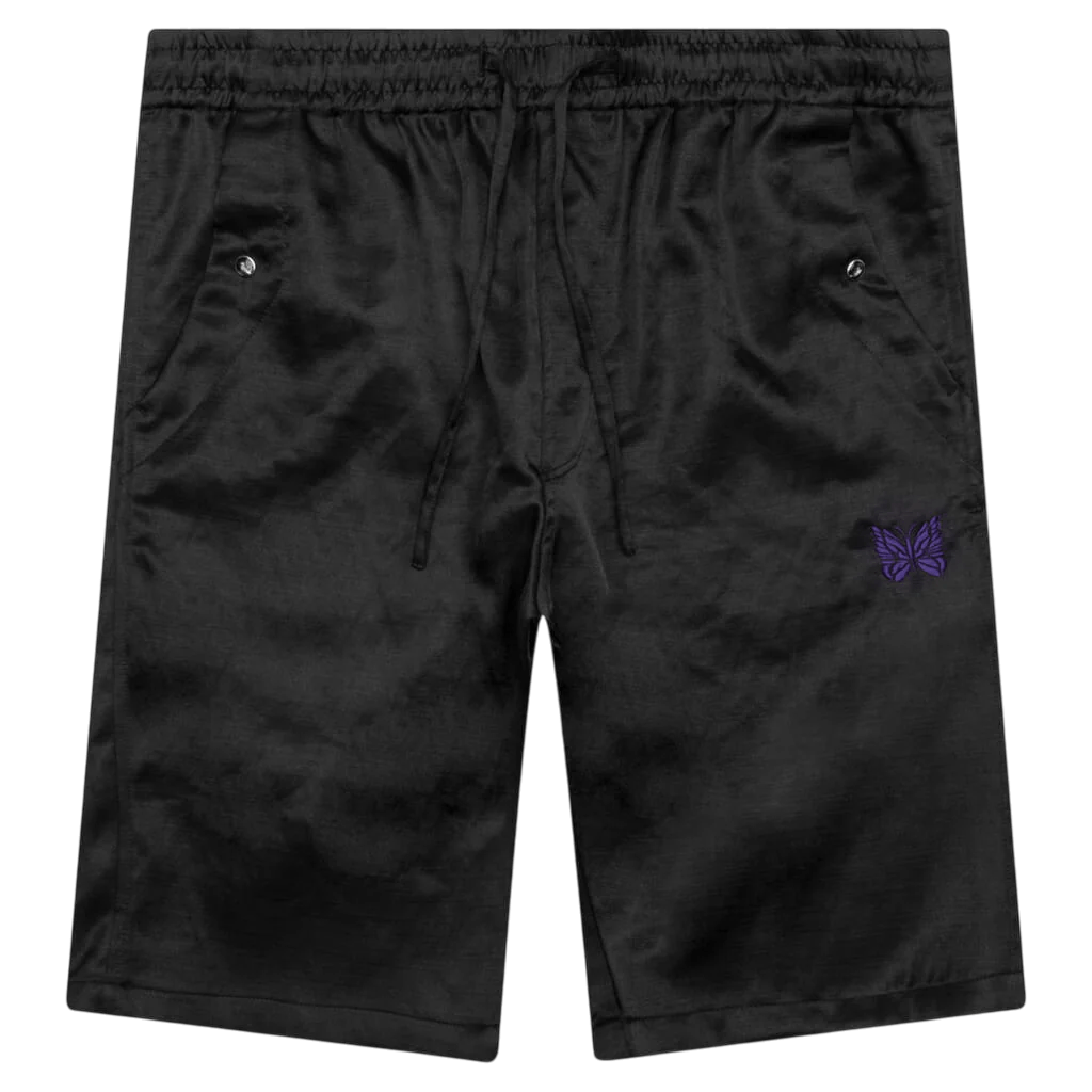 String Cowboy Short Poly Slub Sateen - Black - Needles Official Store | Track Pants Jackets and Collections